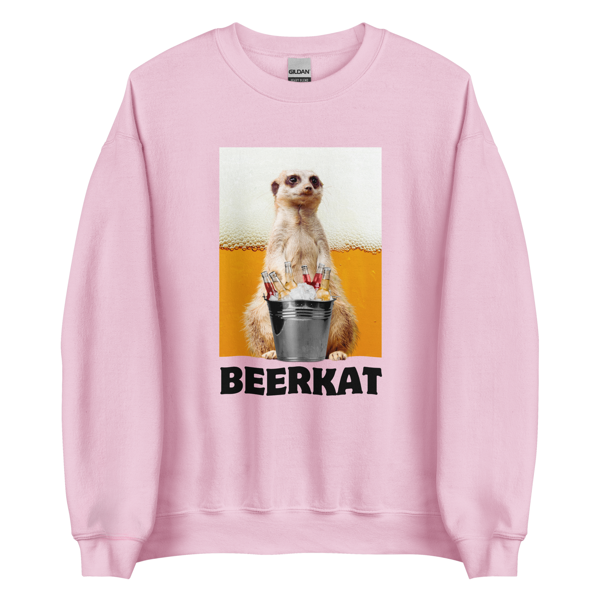 Meerkat Sweatshirt Online - Light Pink - Boozy Fox