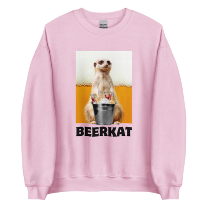 Meerkat Sweatshirt Online - Light Pink - Boozy Fox