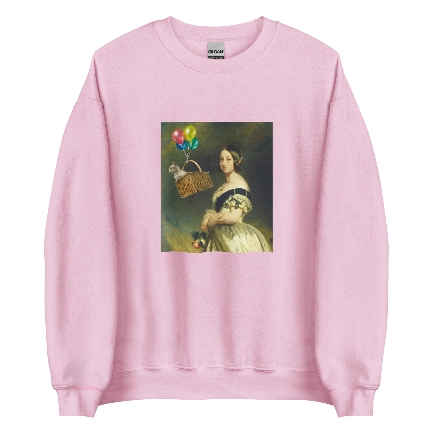 Young Queen Victoria Sweatshirt Online - Light Pink - Boozy Fox