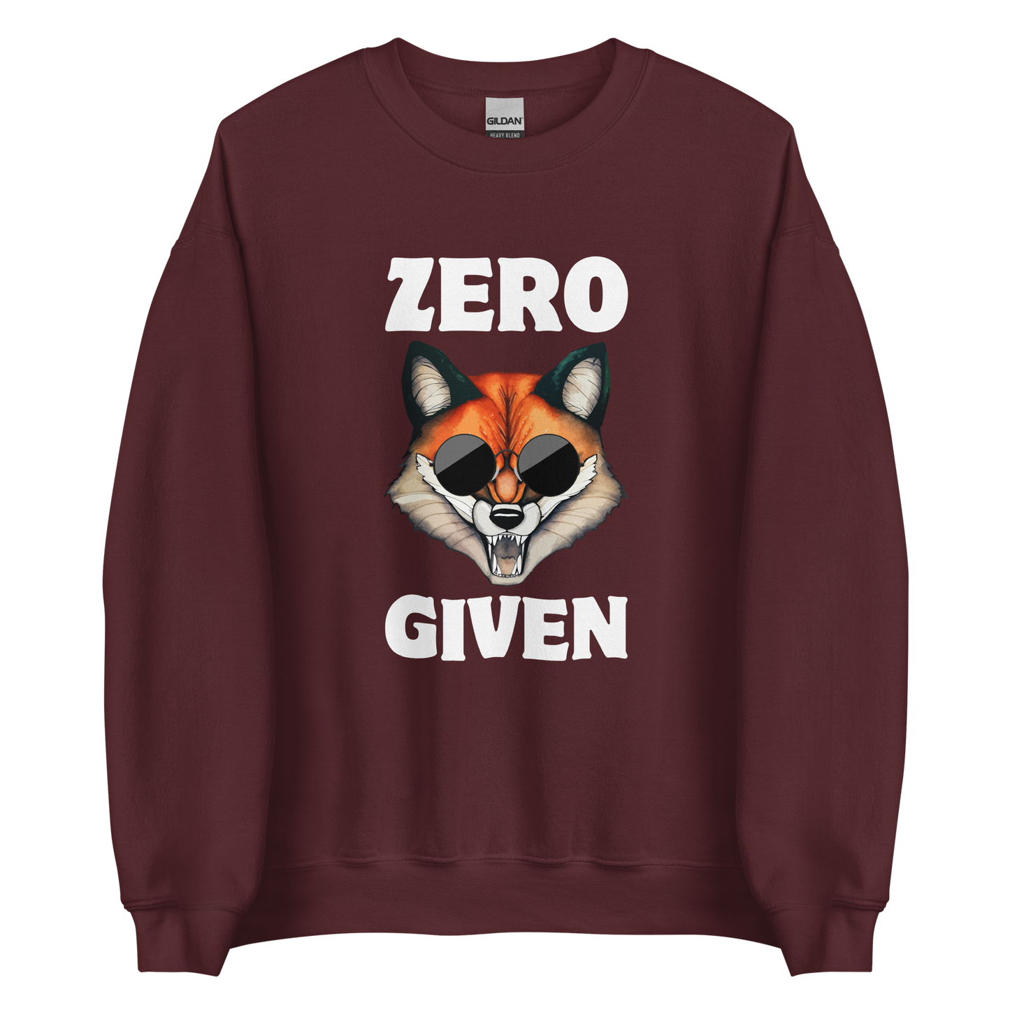 Zero Fox Given Sweatshirt Online - Maroon - Boozy Fox