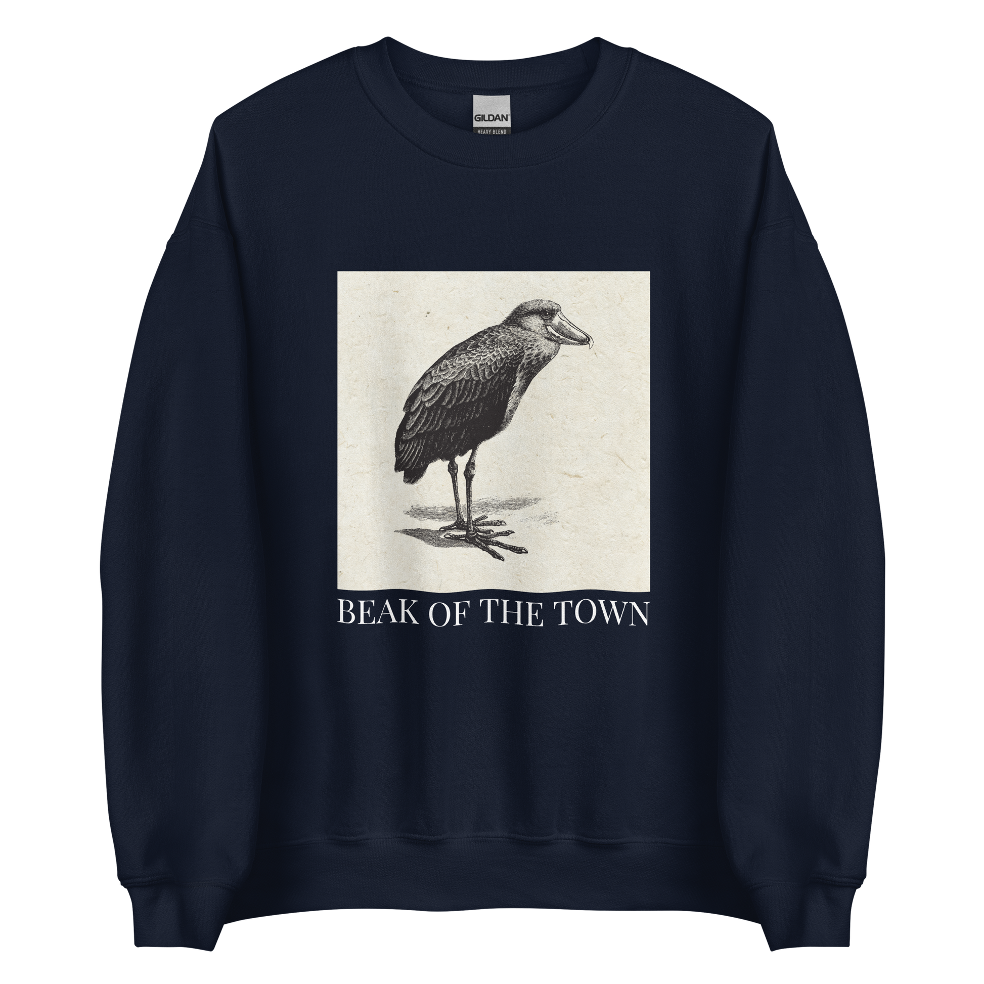 Shoebill Sweatshirt, Graphic Shoebill Stork Sweatshirts