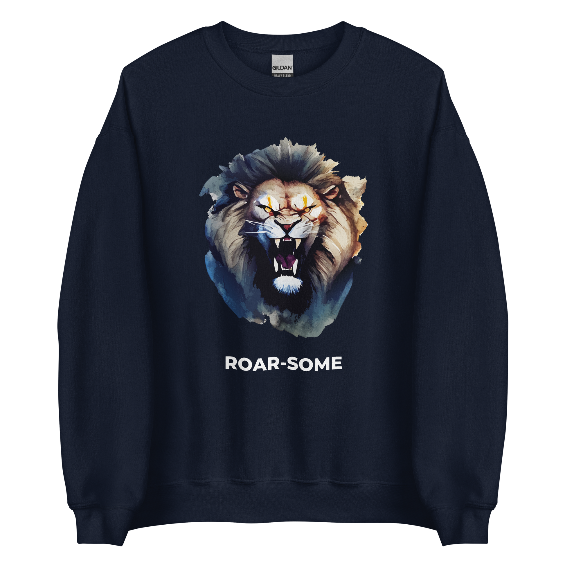 Lion Sweatshirt Cool Graphic Lion Sweatshirts Boozy Fox