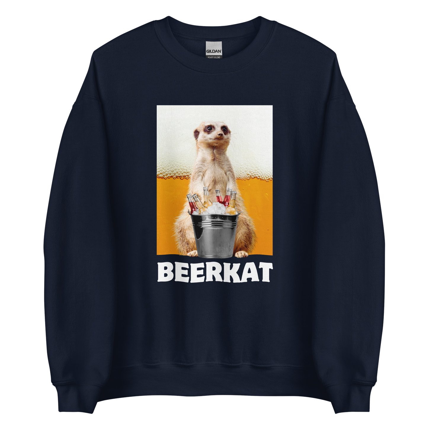 Meerkat Sweatshirt Online - Navy - Boozy Fox