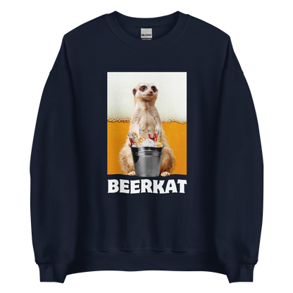 Meerkat Sweatshirt Online - Navy - Boozy Fox