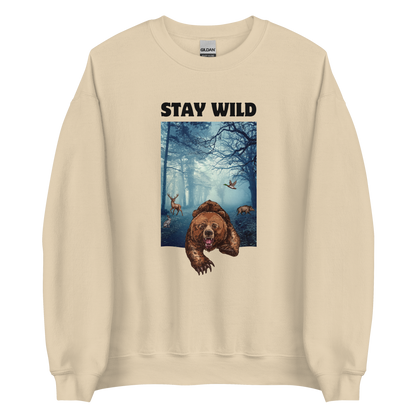 Stay Wild Sweatshirt Online - Sand - Boozy Fox