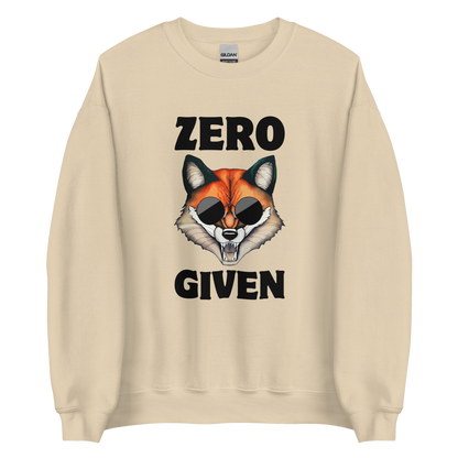 Zero Fox Given Sweatshirt Online - Sand - Boozy Fox