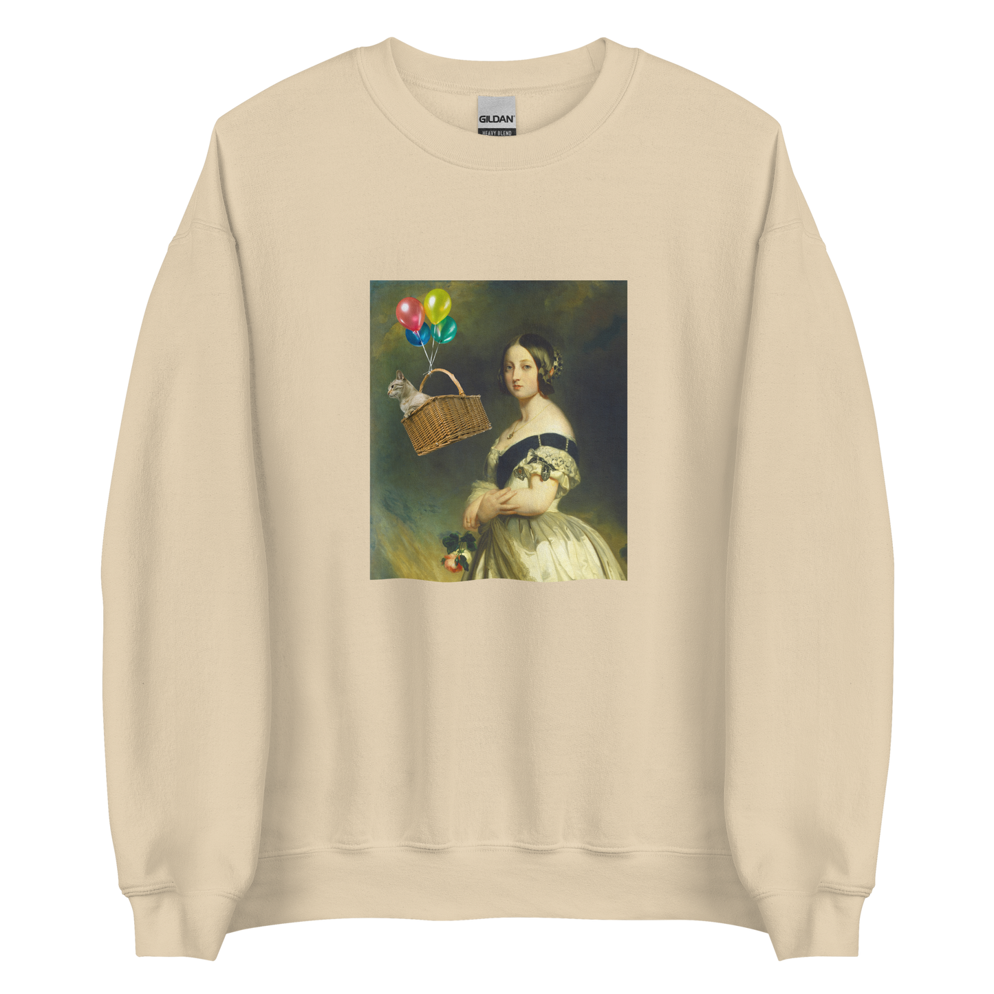 Young Queen Victoria Sweatshirt Online - Sand - Boozy Fox