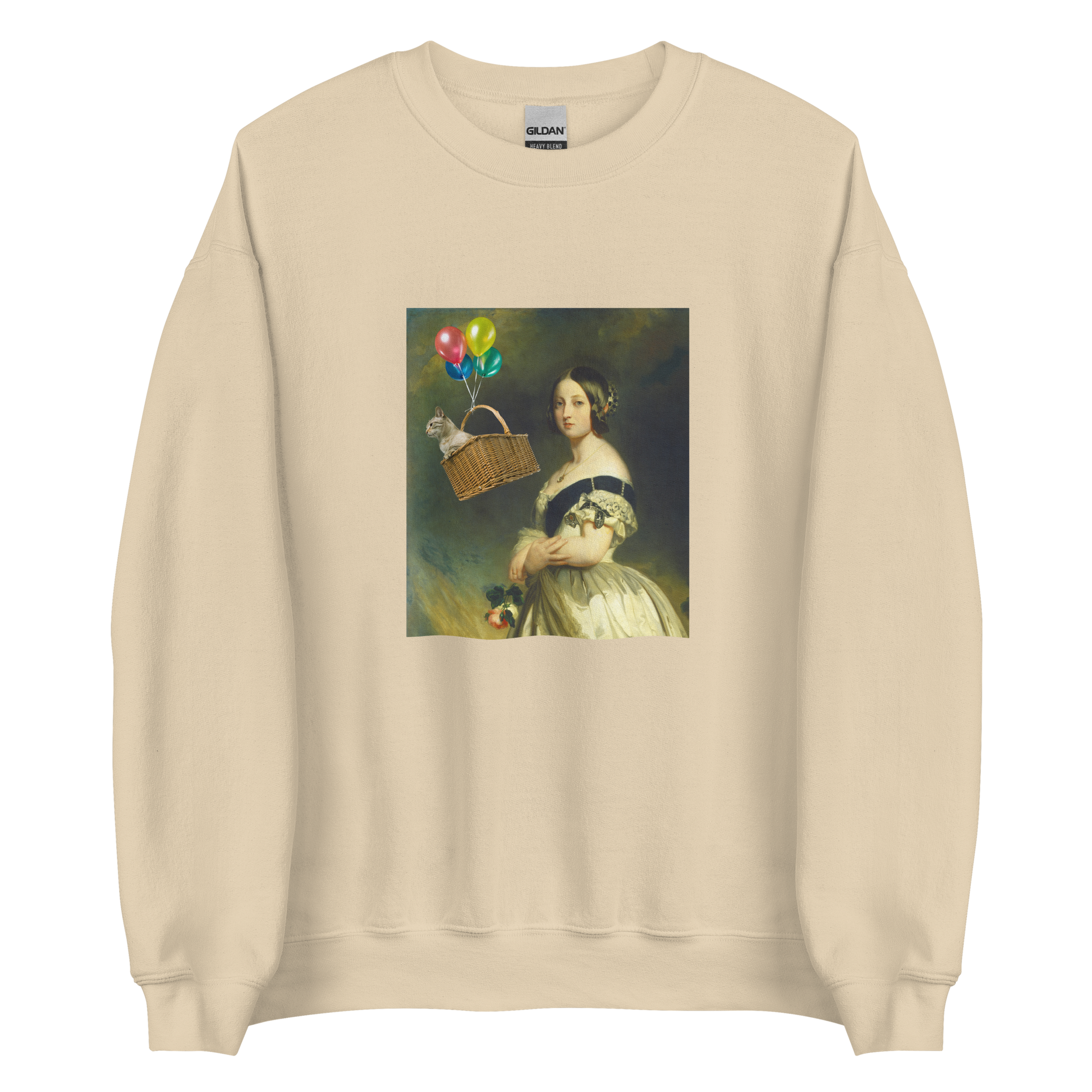 Young Queen Victoria Sweatshirt Online - Sand - Boozy Fox