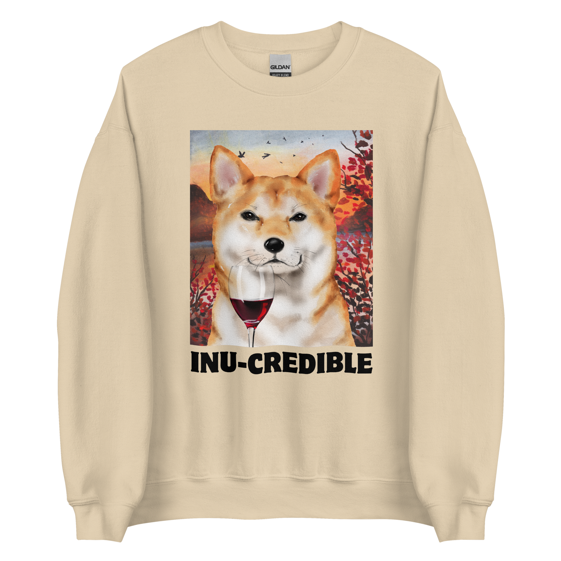Shiba Inu Sweatshirt | Funny Dog Graphic Sweatshirt | Boozy Fox