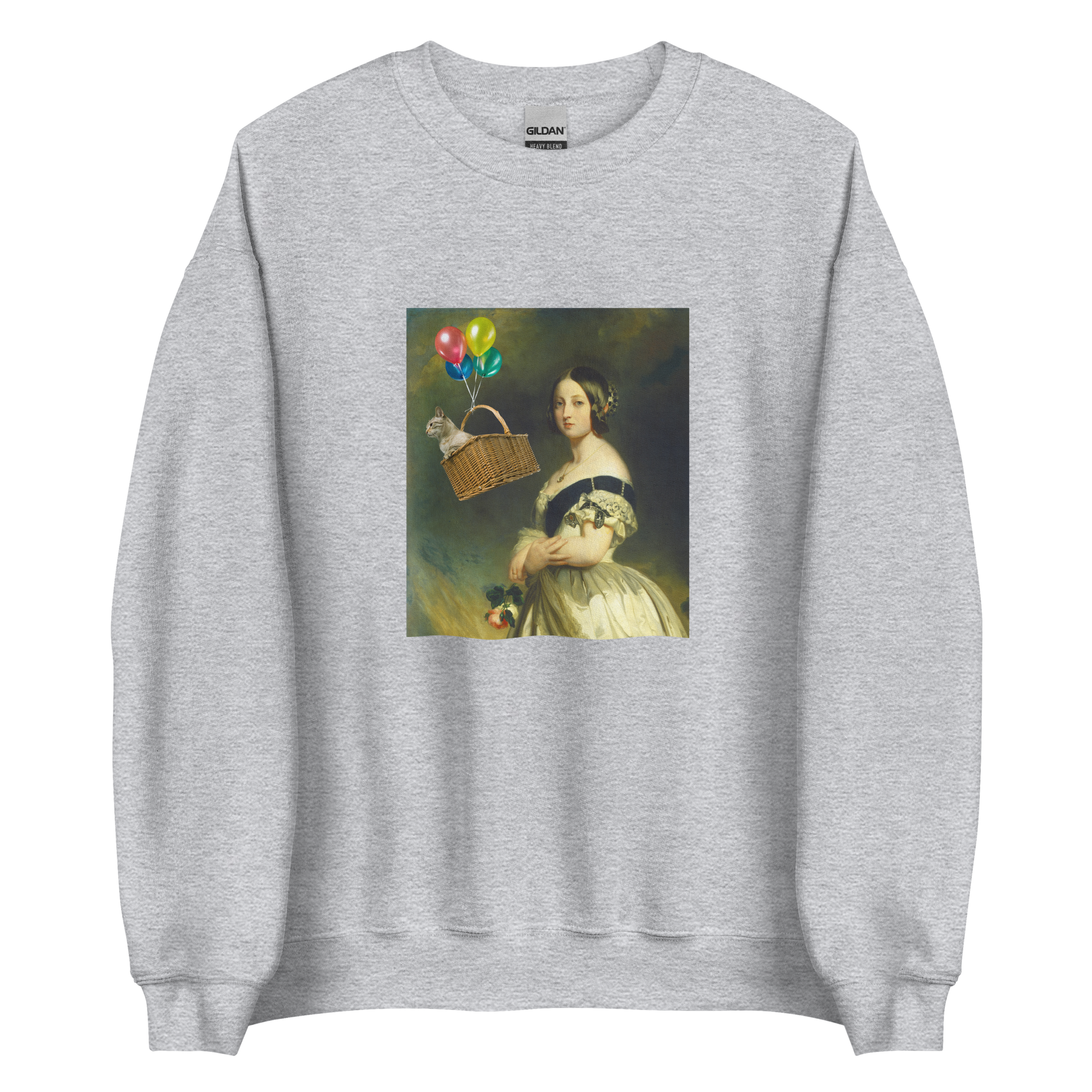 Young Queen Victoria Sweatshirt Online - Sport Grey - Boozy Fox