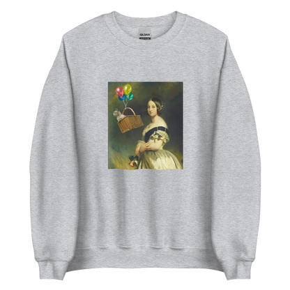 Young Queen Victoria Sweatshirt Online - Sport Grey - Boozy Fox