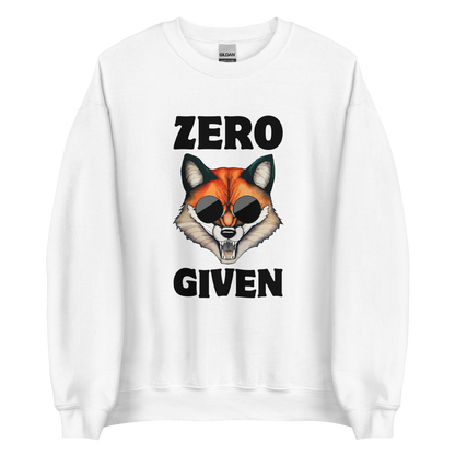 Zero Fox Given Sweatshirt Online - White - Boozy Fox