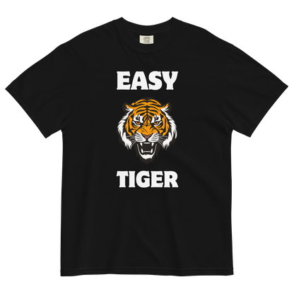 Easy Tiger Heavyweight T-Shirt Online - Black - Boozy Fox