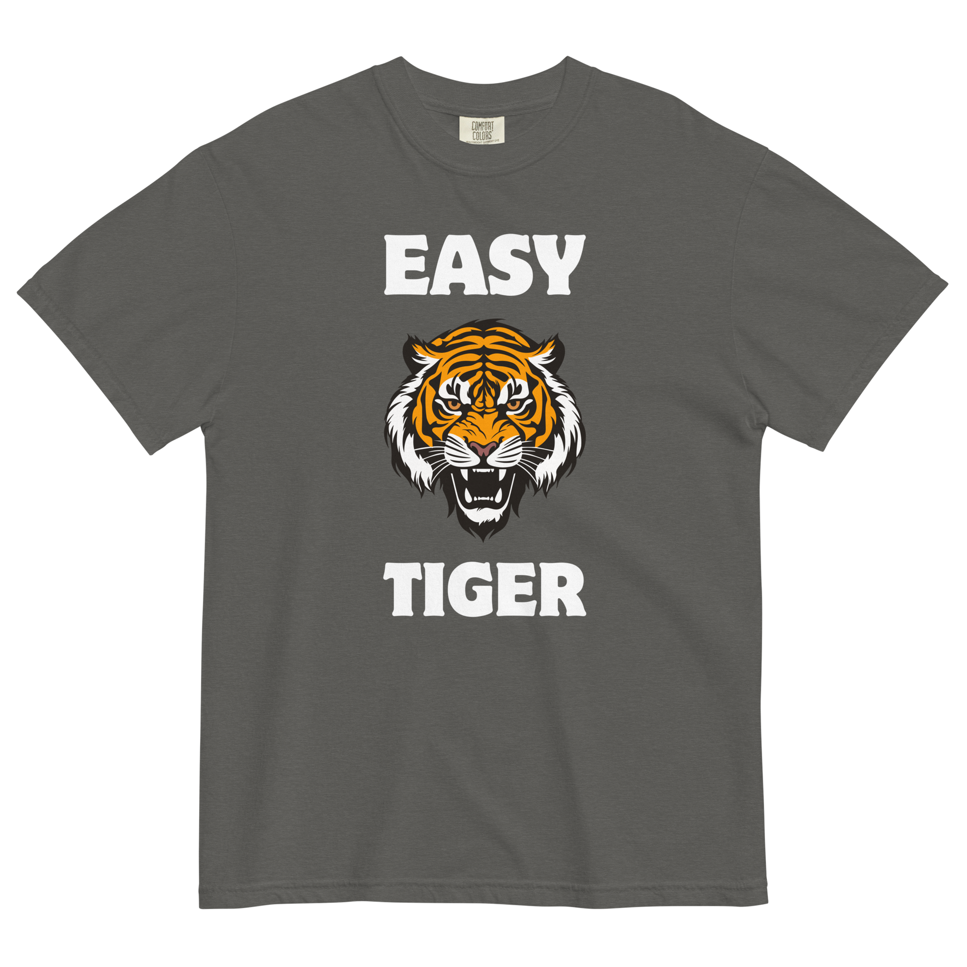 Easy Tiger Heavyweight T-Shirt Online - Pepper - Boozy Fox