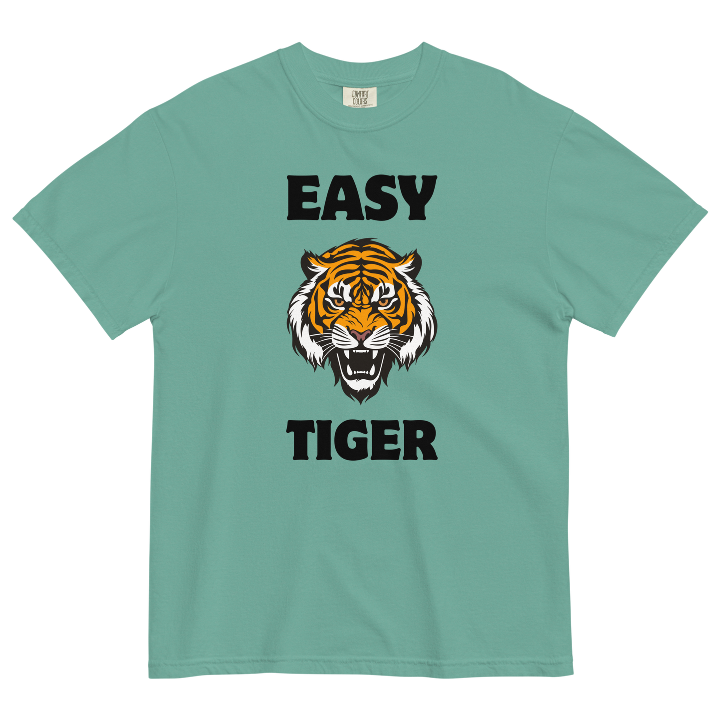 Easy Tiger Heavyweight T-Shirt Online - Seafoam - Boozy Fox