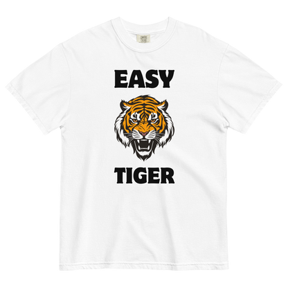 Easy Tiger Heavyweight T-Shirt Online - White - Boozy Fox