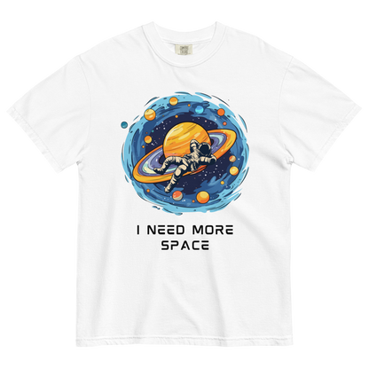 I Need More Space Heavyweight T-Shirt Online - White - Boozy Fox