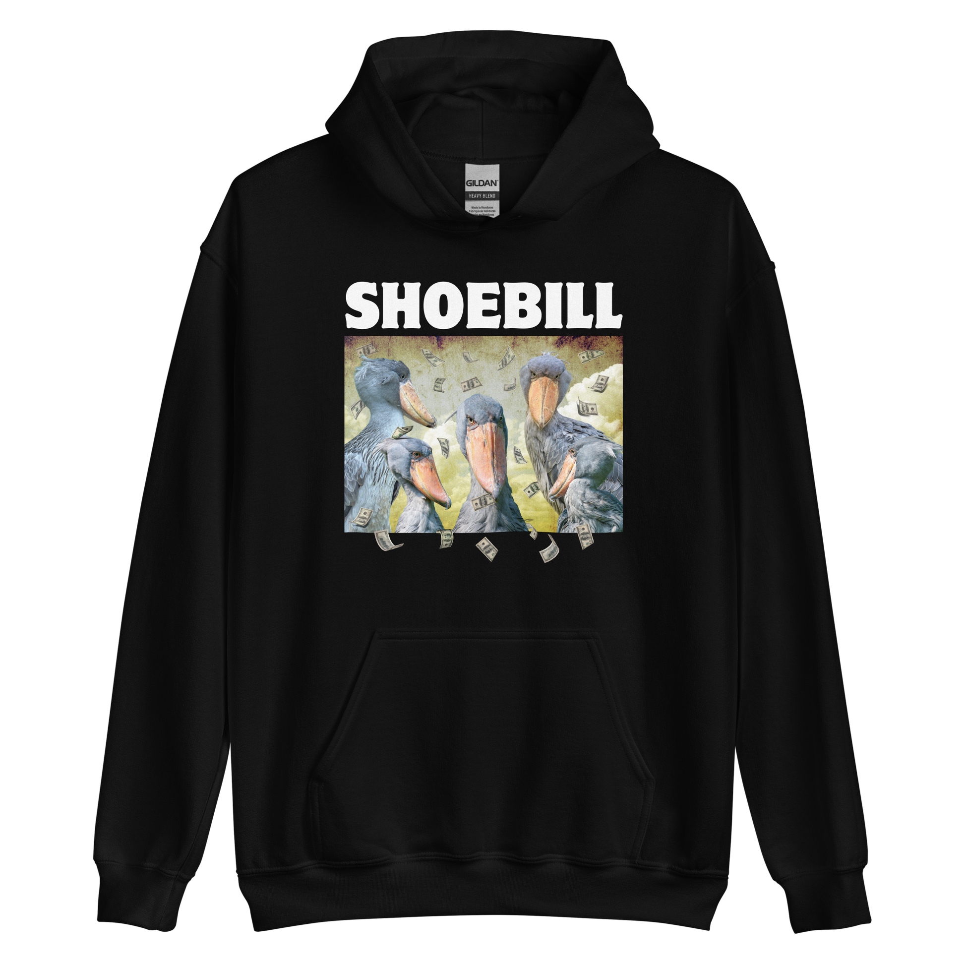 Shoebill Hoodie Online - Black - Boozy Fox