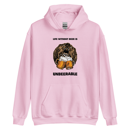 Life Without Beer Is Unbeerable Hoodie Online - Light Pink - Boozy Fox