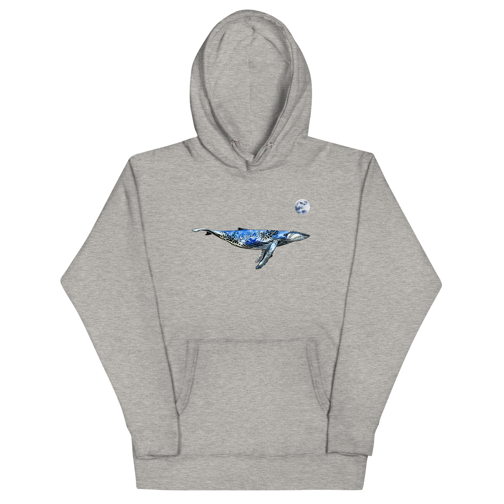 Whale Premium Hoodie Online - Carbon Grey - Boozy Fox