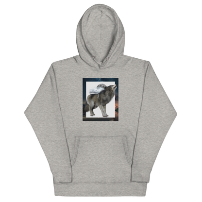 Wolf Premium Hoodie Online - Carbon Grey - Boozy Fox