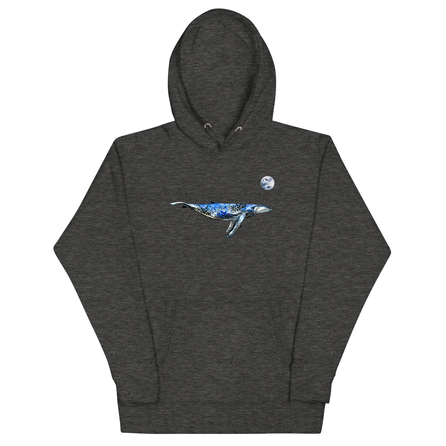 Whale Premium Hoodie Online - Charcoal Heather - Boozy Fox