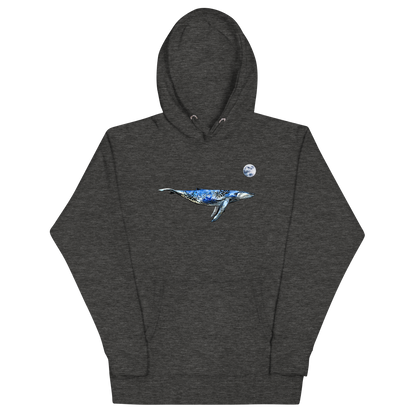 Whale Premium Hoodie Online - Charcoal Heather - Boozy Fox