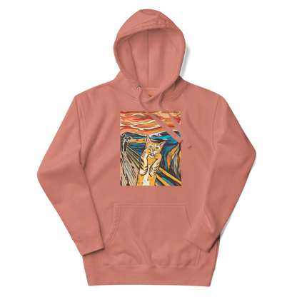 The Screaming Cat Premium Hoodie Online - Dusty Rose - Boozy Fox