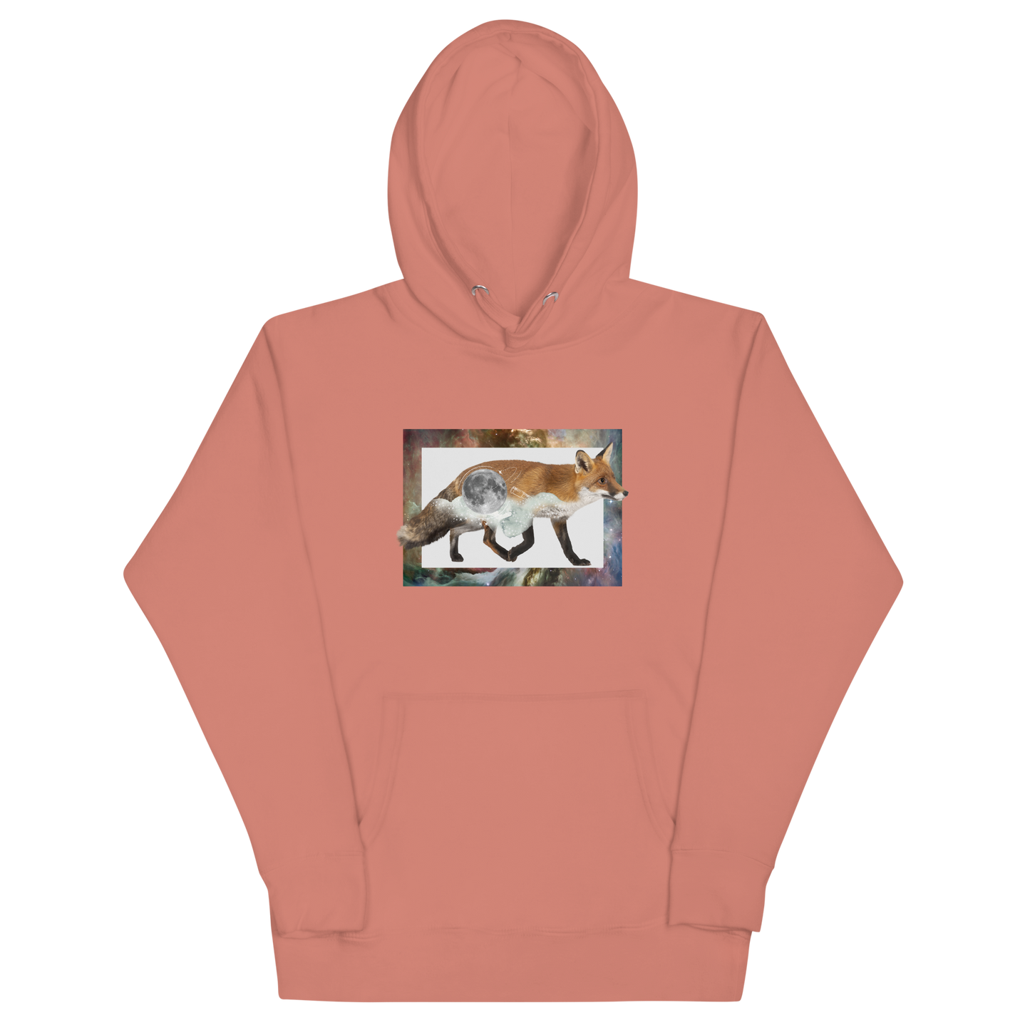 Premium Space Fox Hoodie Artsy Hoodie Boozy Fox