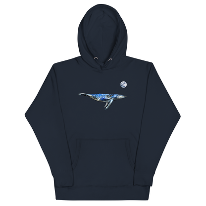 Whale Premium Hoodie Online - Navy Blazer - Boozy Fox