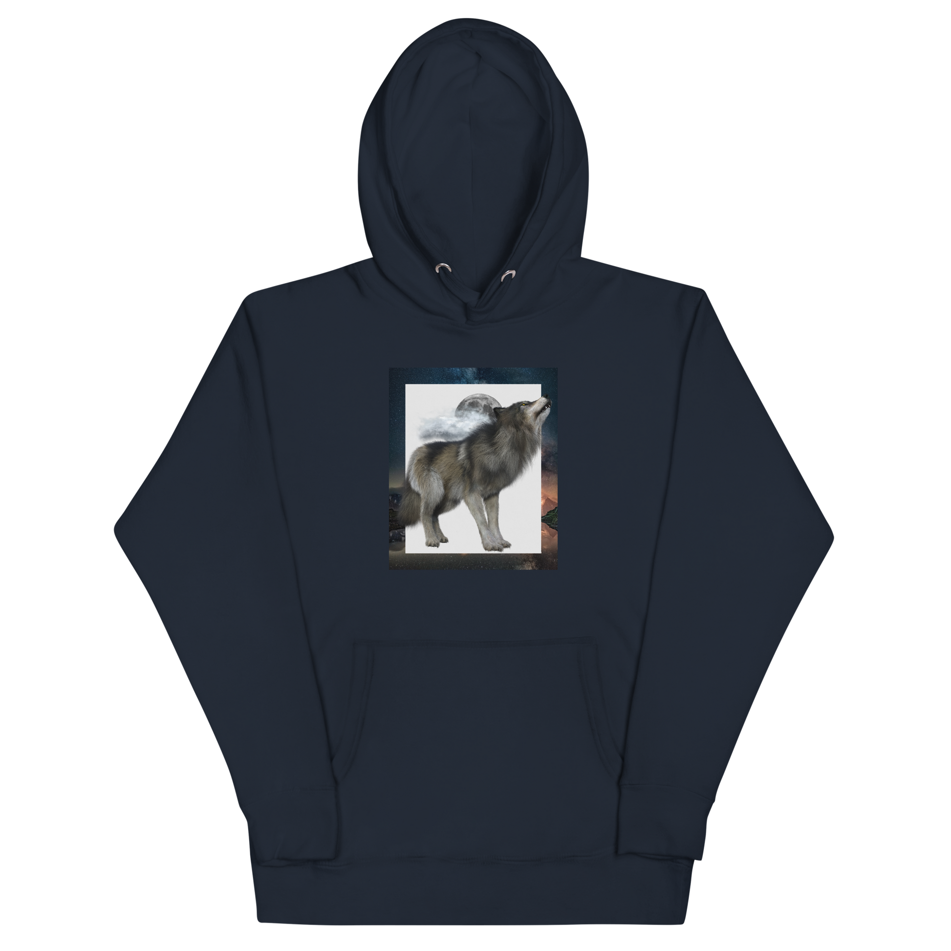 Wolf Premium Hoodie Online - Navy Blazer - Boozy Fox