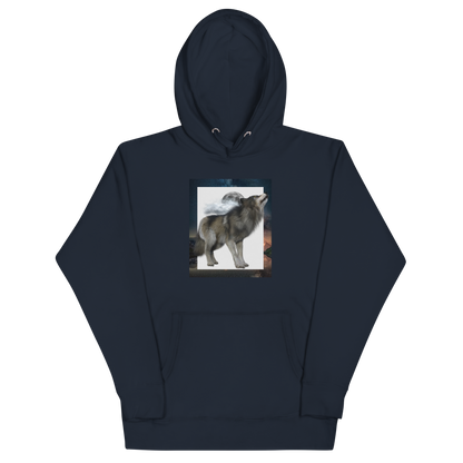 Wolf Premium Hoodie Online - Navy Blazer - Boozy Fox