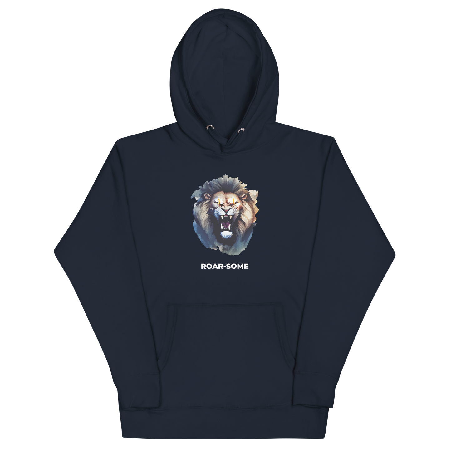 Roar-Some Lion Premium Hoodie Online - Navy Blazer - Boozy Fox