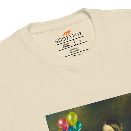 Product details of a bone Young Queen Victoria Graphic Premium Sweatshirt - Boozy Fox