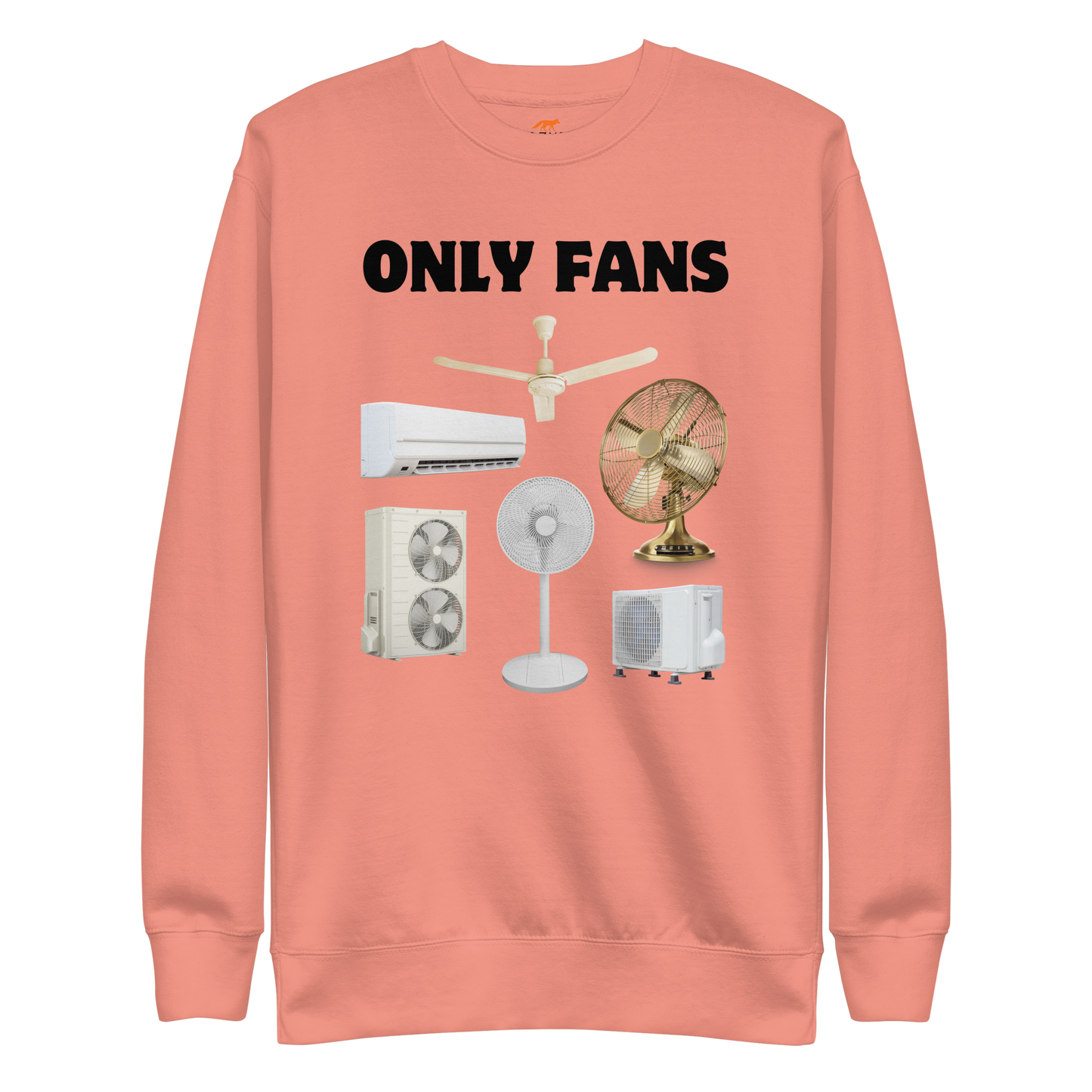 Only Fans Graphic Premium Sweatshirt Online - Dusty Rose - Boozy Fox