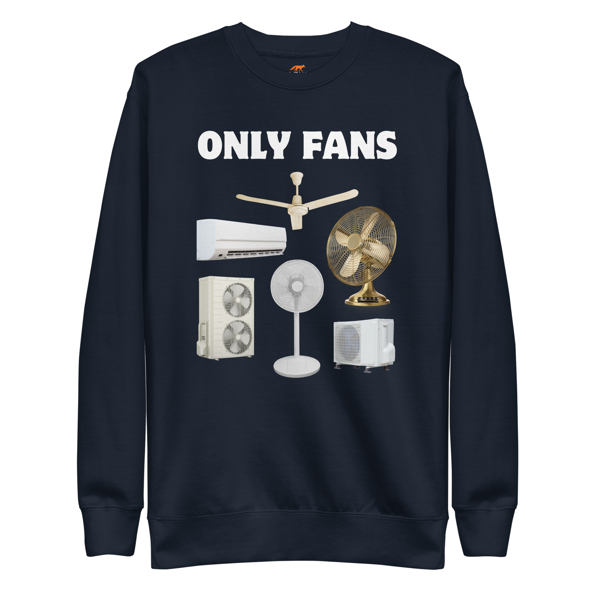 Only Fans Graphic Premium Sweatshirt Online - Navy Blazer - Boozy Fox