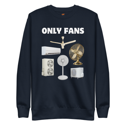 Only Fans Graphic Premium Sweatshirt Online - Navy Blazer - Boozy Fox