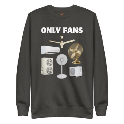 Only Fans Graphic Premium Sweatshirt Online - Vintage Black - Boozy Fox