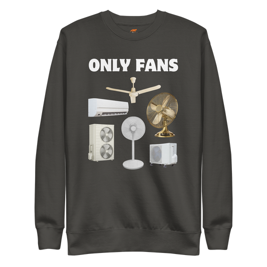 Only Fans Graphic Premium Sweatshirt Online - Vintage Black - Boozy Fox