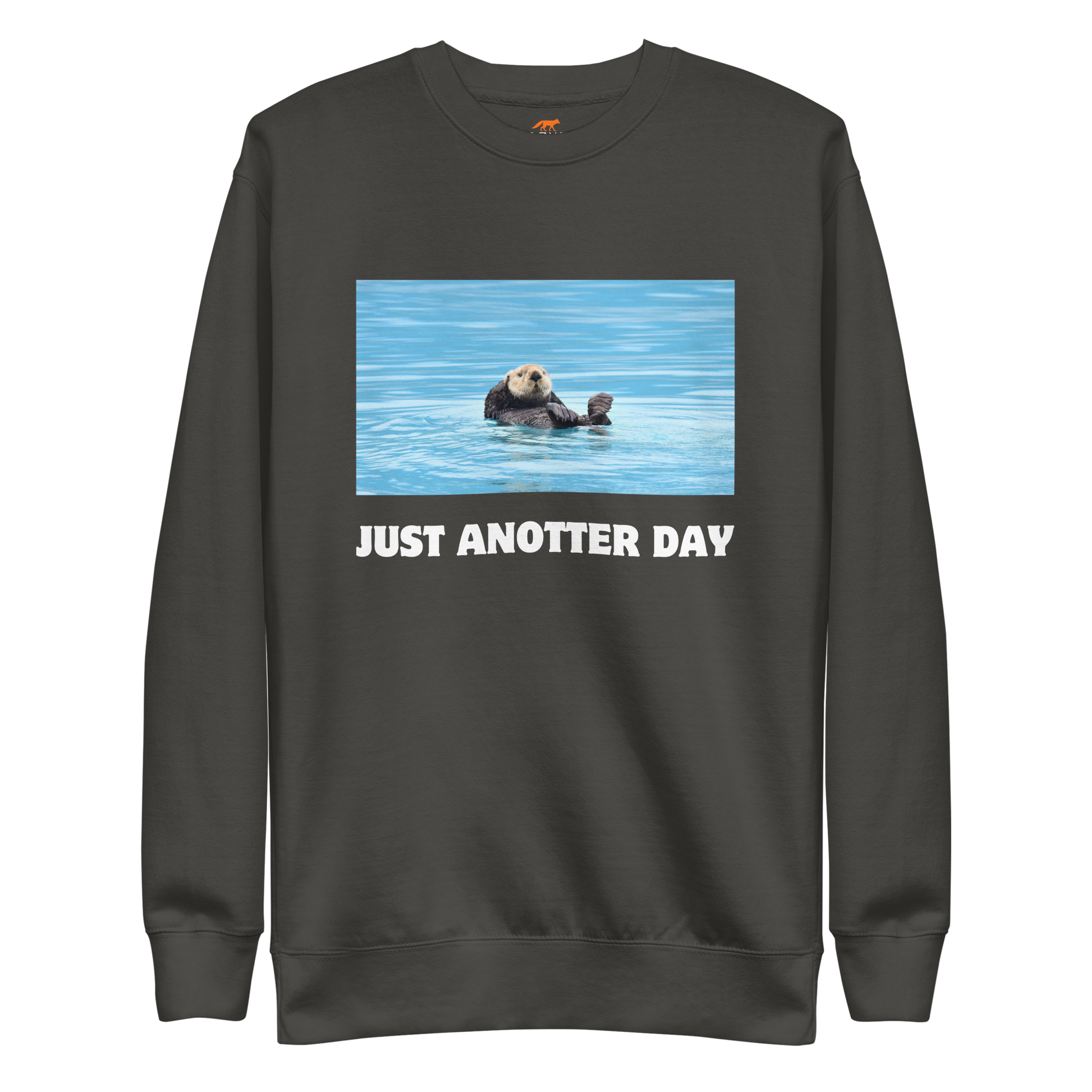 Just Anotter Day Otter Graphic Premium Sweatshirt Online - Vintage Black - Boozy Fox