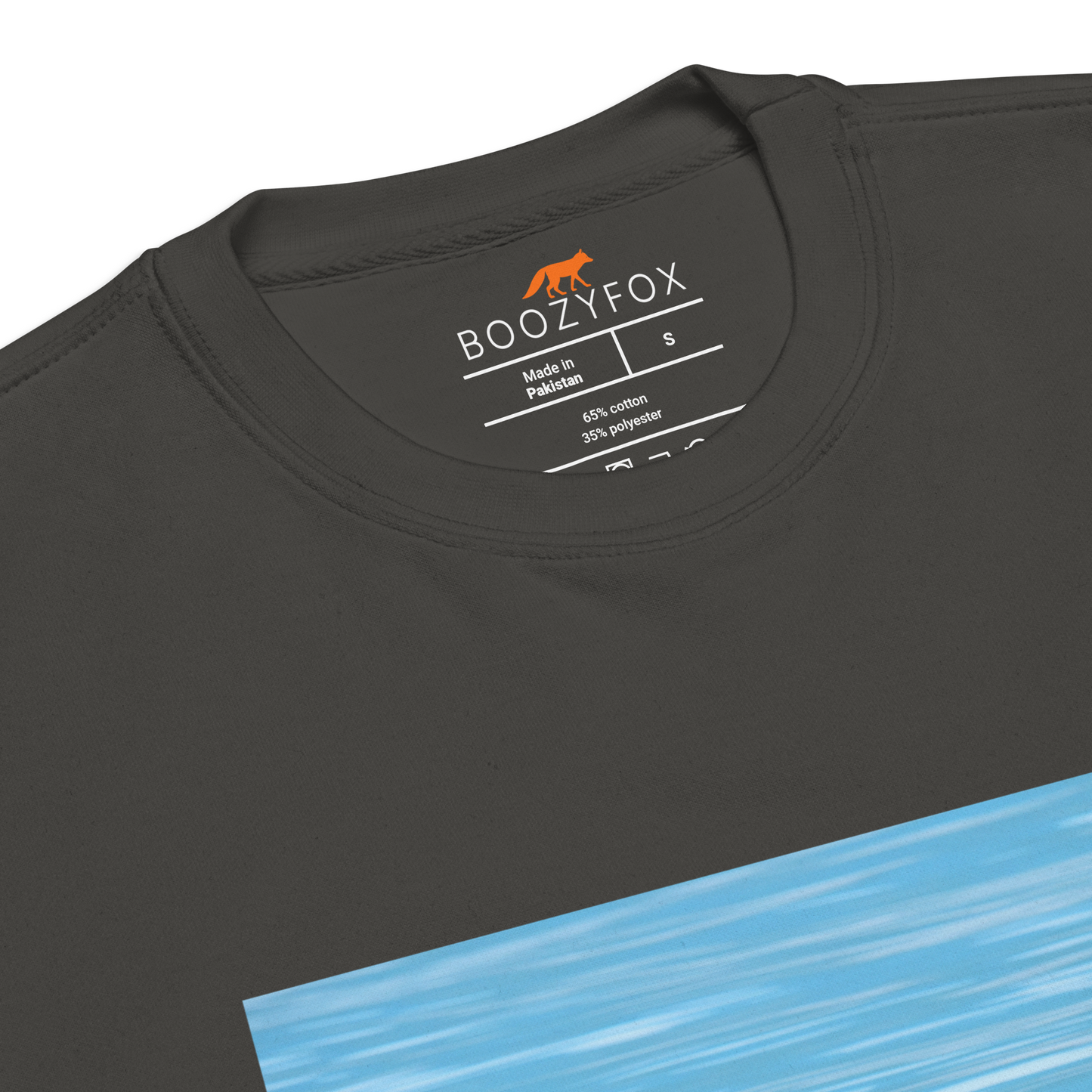 Product details of a Vintage Black Just Anotter Day Otter Graphic Premium Sweatshirt - Boozy Fox