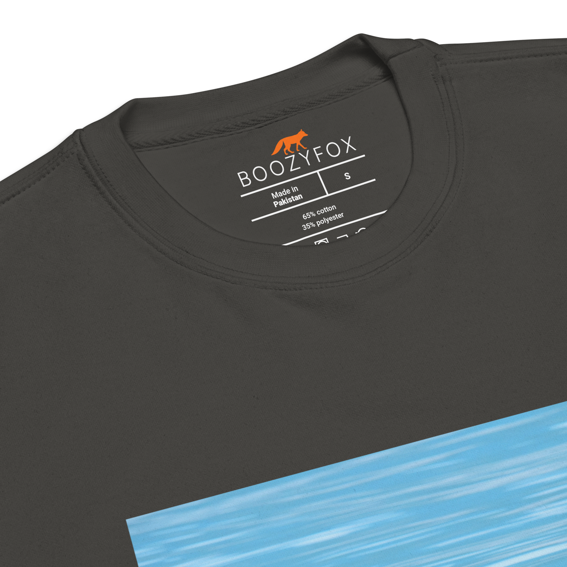 Product details of a Vintage Black Just Anotter Day Otter Graphic Premium Sweatshirt - Boozy Fox