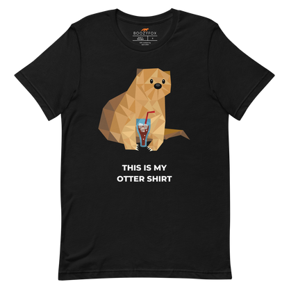 Otter Tee Online - Black - Boozy Fox