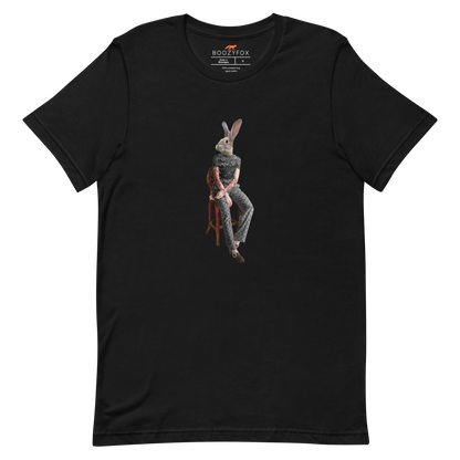 Anthropomorphic Rabbit Tee Online - Black - Boozy Fox