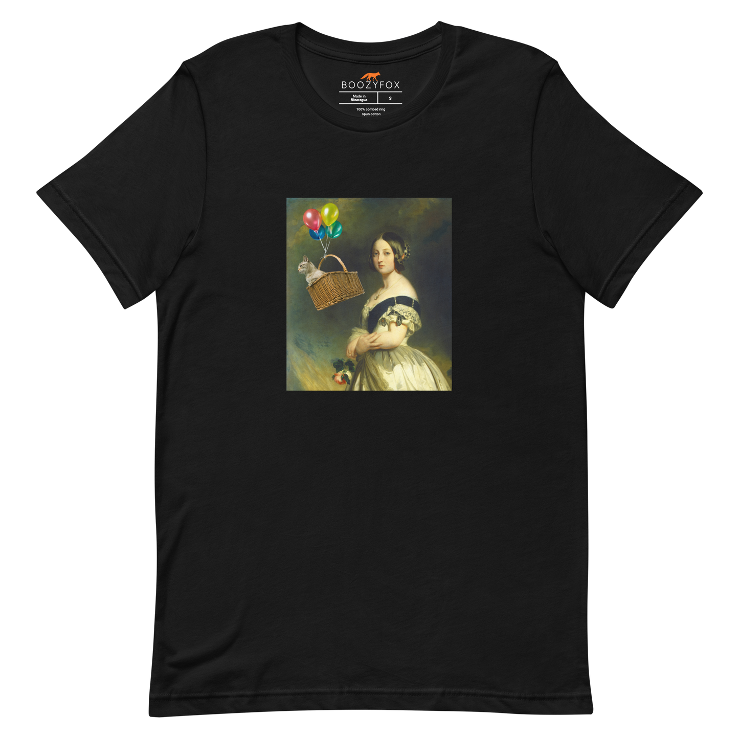 Young Queen Victoria Premium Tee Online - Black - Boozy Fox