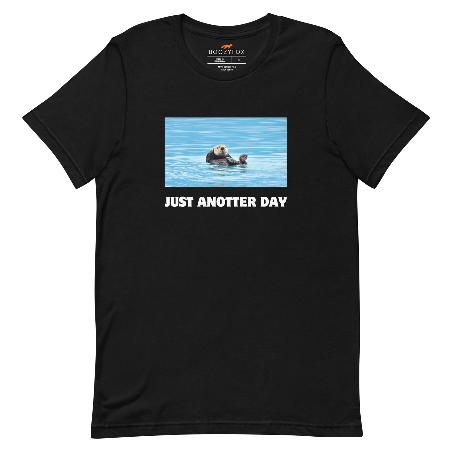 Just Anotter Day Otter Tee Online - Black - Boozy Fox