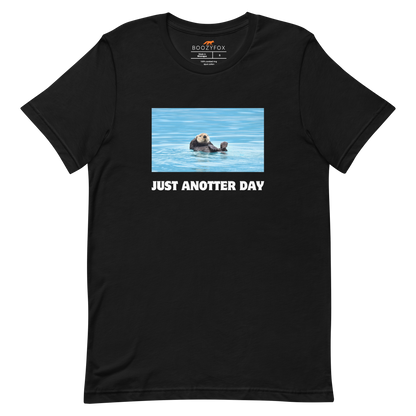 Just Anotter Day Otter Tee Online - Black - Boozy Fox