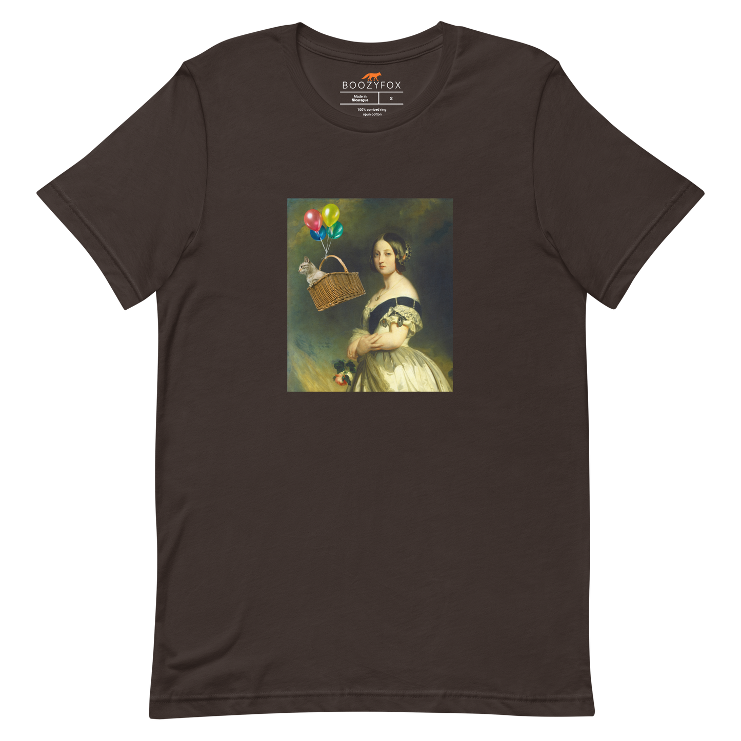 Young Queen Victoria Premium Tee Online - Brown - Boozy Fox