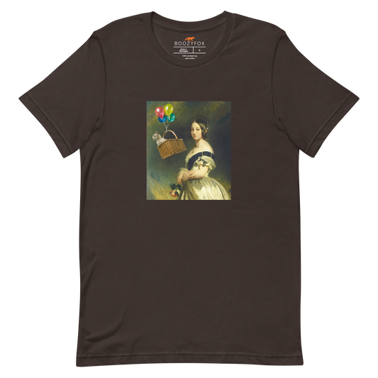 Young Queen Victoria Premium Tee Online - Brown - Boozy Fox