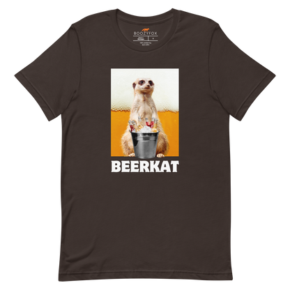 Meerkat Tee Online - Brown - Boozy Fox